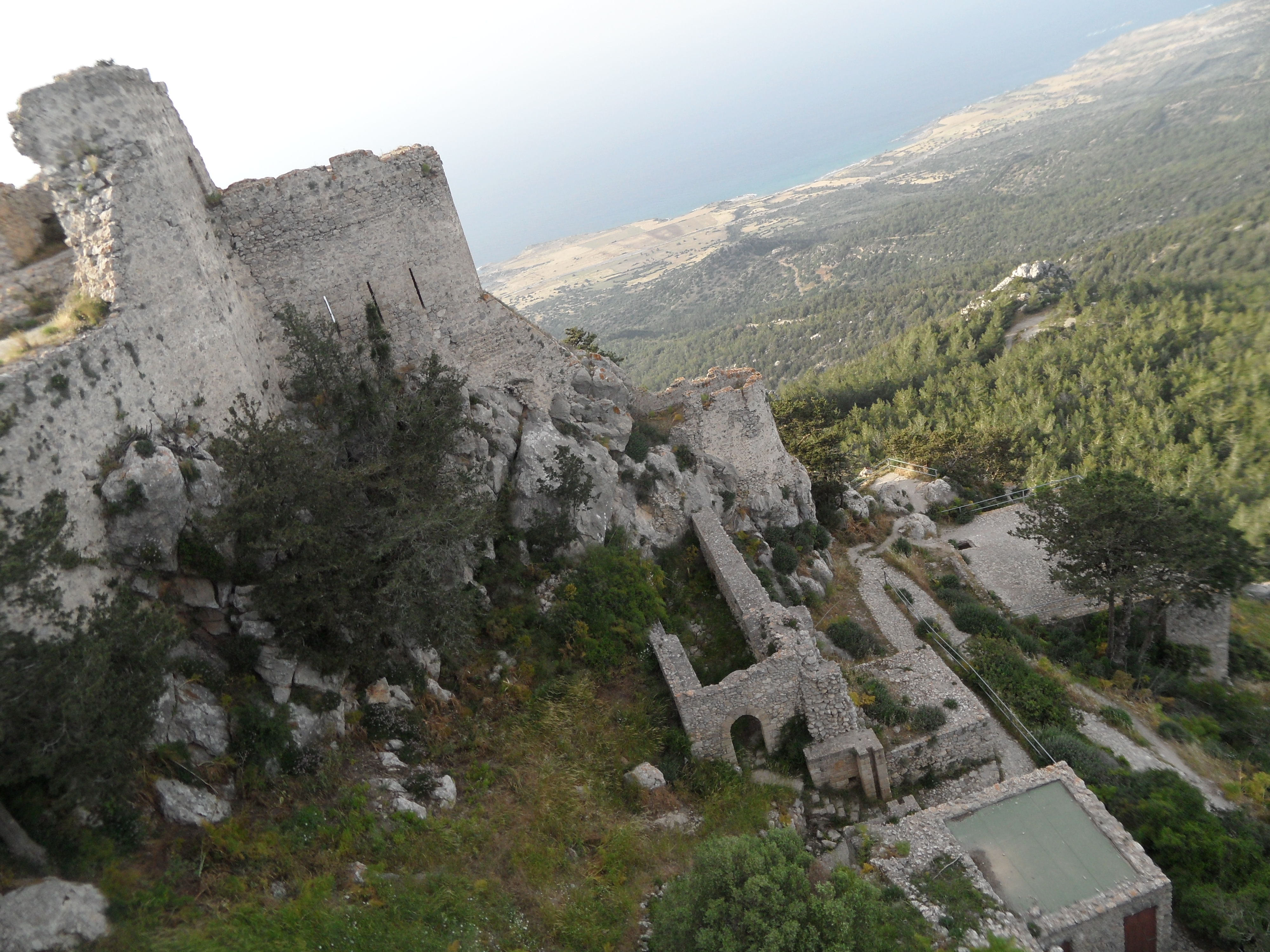 Kantara Castle Cyprus view