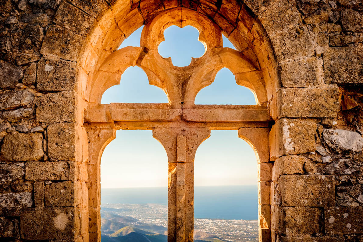 St Hilarion Castle view from Kyrenia