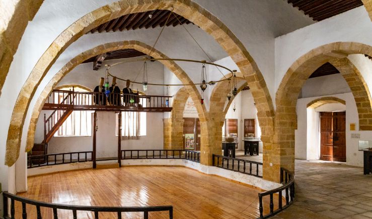Inside the Mevlevi Tekke